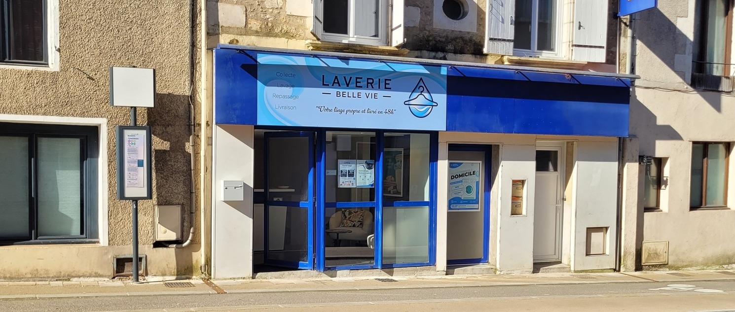Facade de la laverie